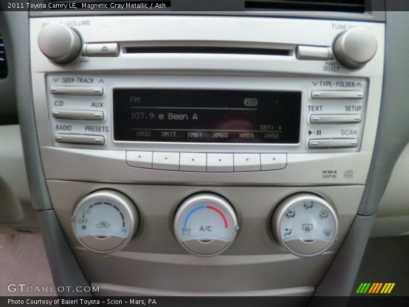 Magnetic Gray Metallic / Ash 2011 Toyota Camry LE