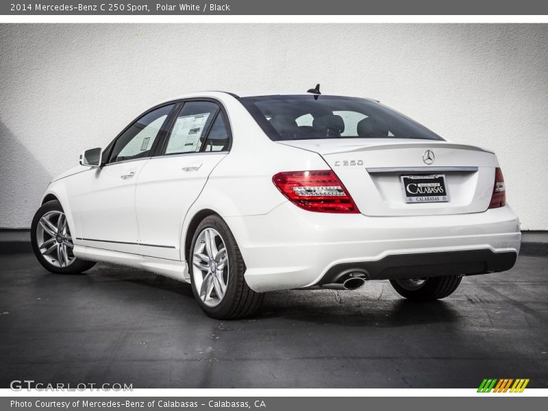 Polar White / Black 2014 Mercedes-Benz C 250 Sport