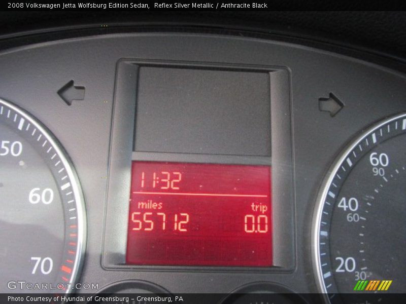 Reflex Silver Metallic / Anthracite Black 2008 Volkswagen Jetta Wolfsburg Edition Sedan