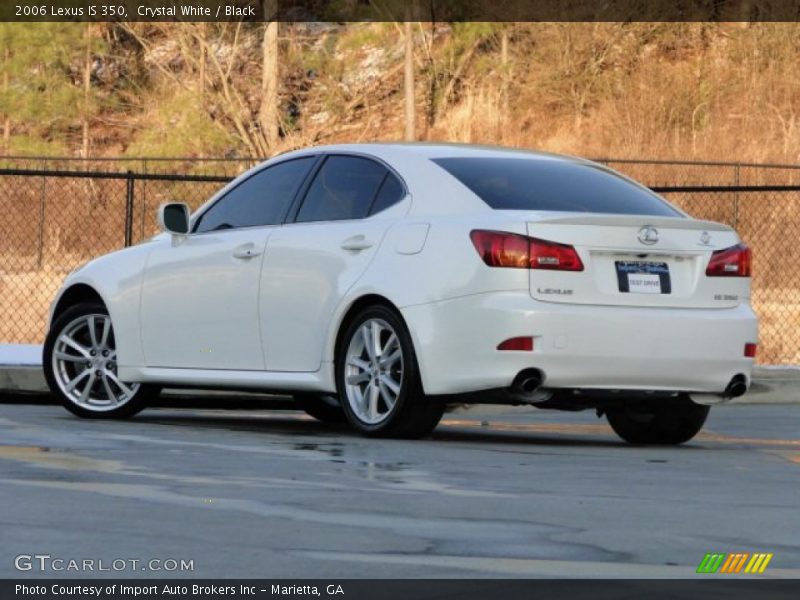 Crystal White / Black 2006 Lexus IS 350
