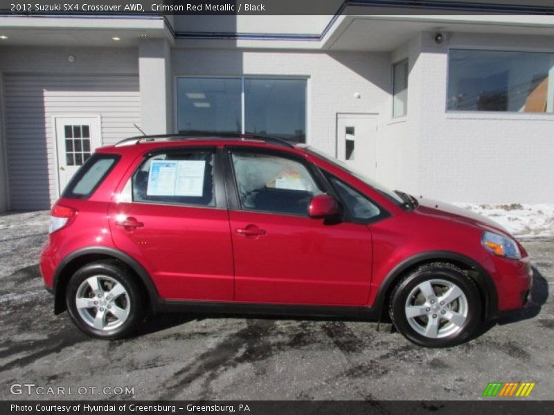  2012 SX4 Crossover AWD Crimson Red Metallic