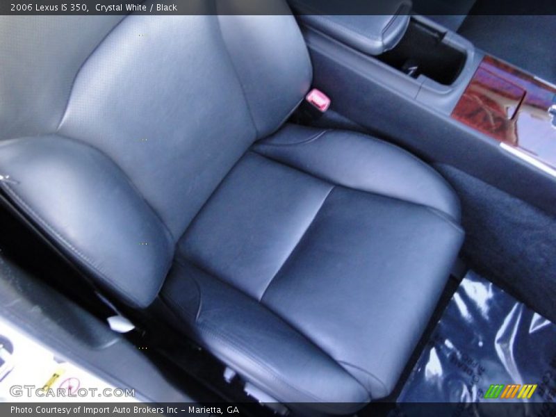 Crystal White / Black 2006 Lexus IS 350
