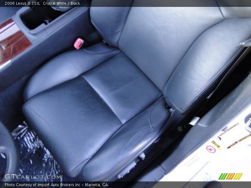 Crystal White / Black 2006 Lexus IS 350