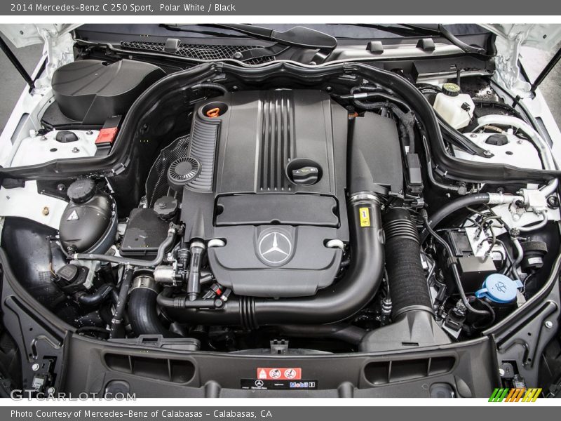 Polar White / Black 2014 Mercedes-Benz C 250 Sport