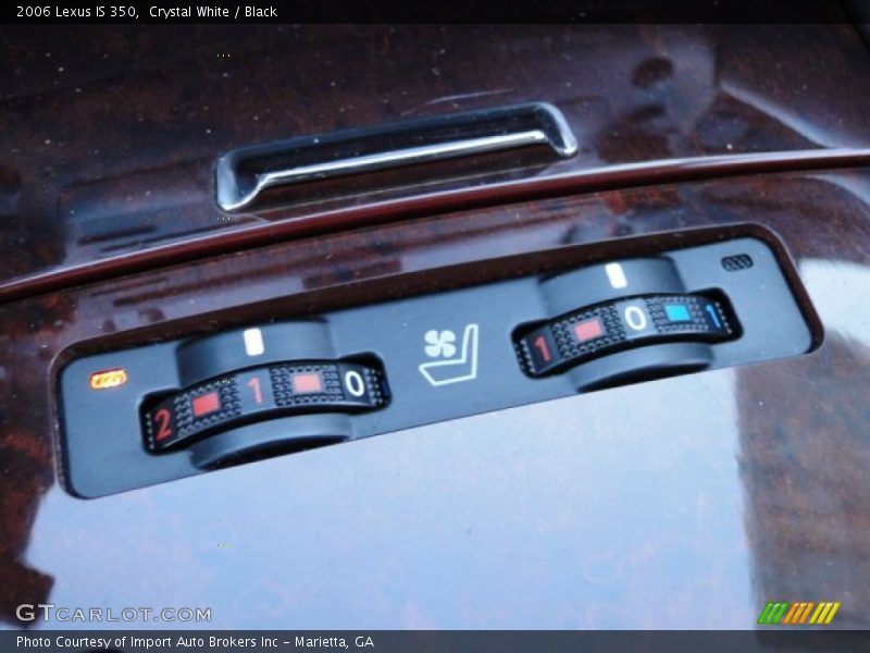 Crystal White / Black 2006 Lexus IS 350