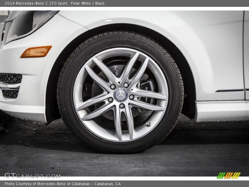 Polar White / Black 2014 Mercedes-Benz C 250 Sport