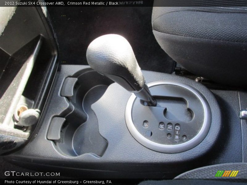 Crimson Red Metallic / Black 2012 Suzuki SX4 Crossover AWD