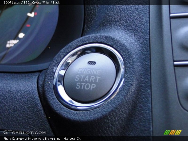 Crystal White / Black 2006 Lexus IS 350