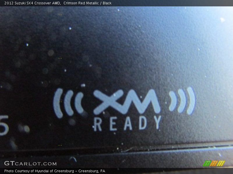 Crimson Red Metallic / Black 2012 Suzuki SX4 Crossover AWD