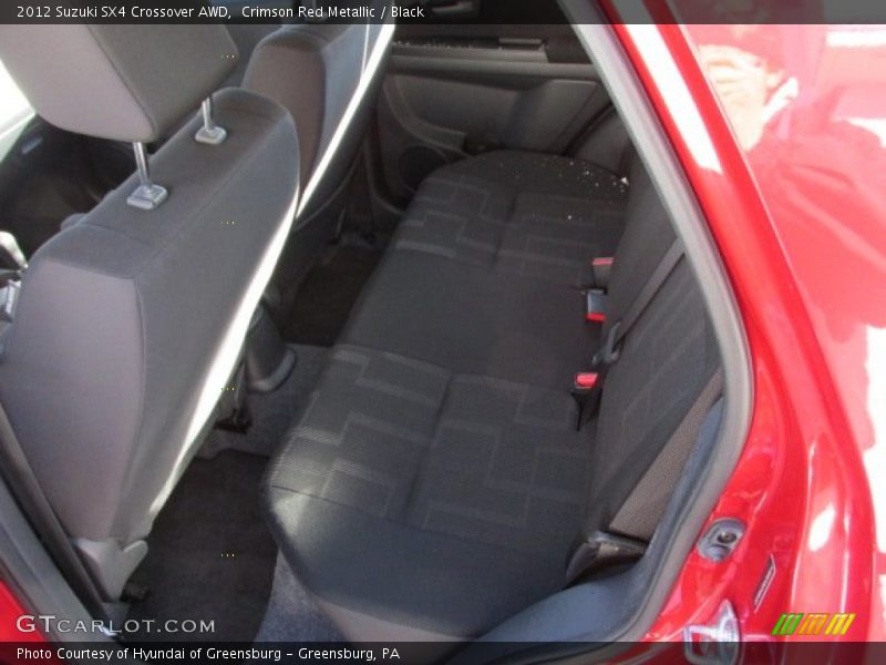 Crimson Red Metallic / Black 2012 Suzuki SX4 Crossover AWD