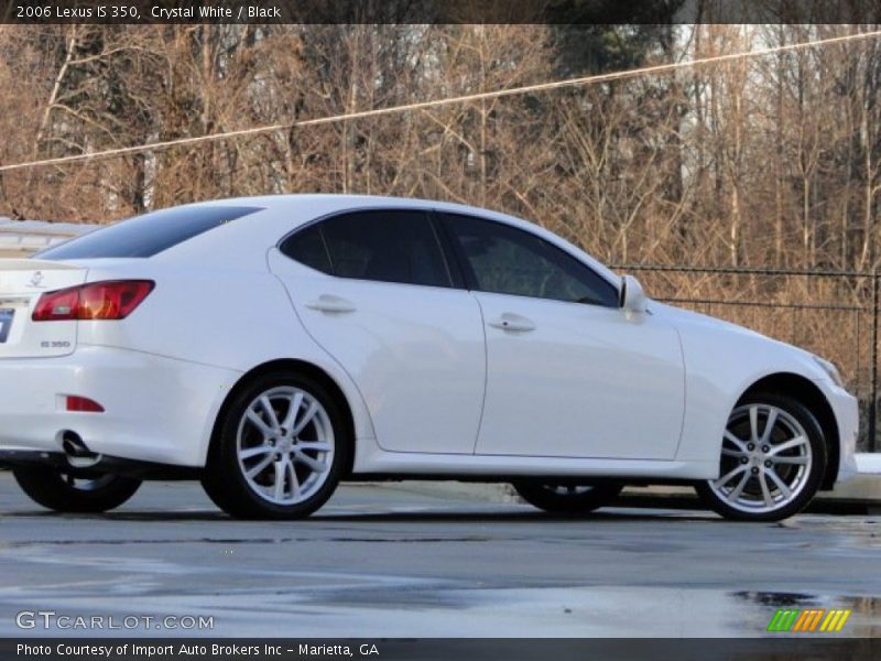 Crystal White / Black 2006 Lexus IS 350