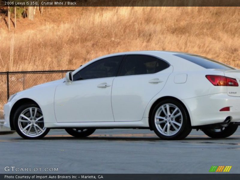 Crystal White / Black 2006 Lexus IS 350