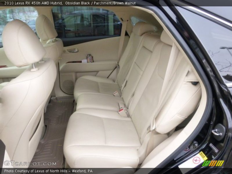 Obsidian Black / Parchment/Brown Walnut 2010 Lexus RX 450h AWD Hybrid