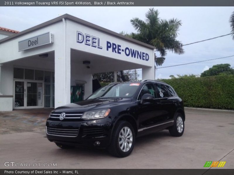 Black / Black Anthracite 2011 Volkswagen Touareg VR6 FSI Sport 4XMotion