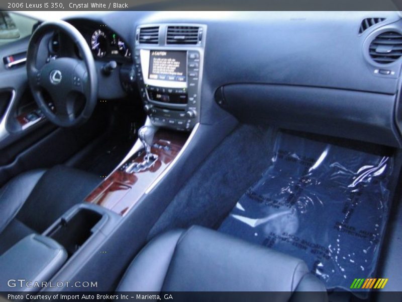 Crystal White / Black 2006 Lexus IS 350