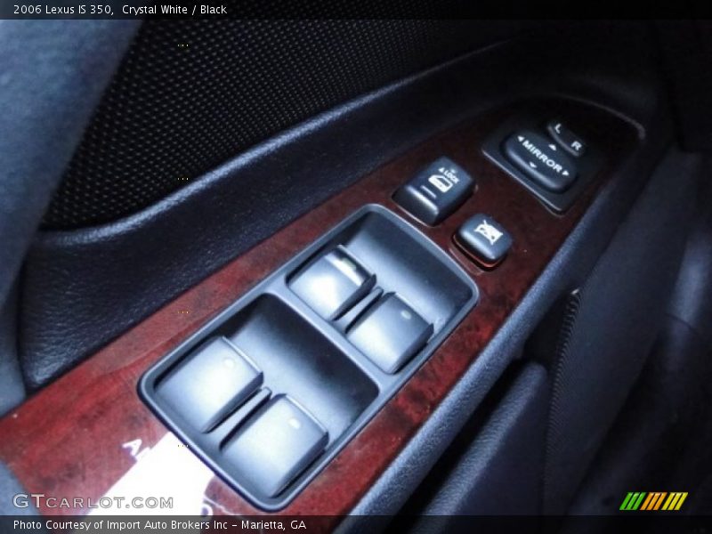 Crystal White / Black 2006 Lexus IS 350
