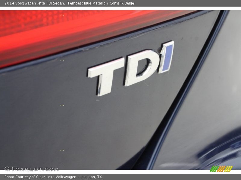 Tempest Blue Metallic / Cornsilk Beige 2014 Volkswagen Jetta TDI Sedan