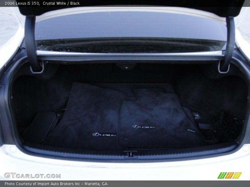 Crystal White / Black 2006 Lexus IS 350