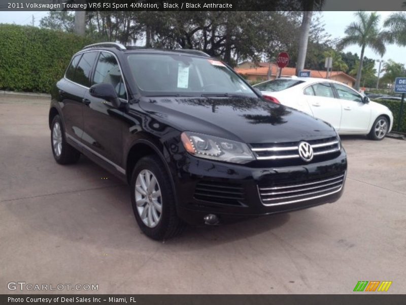 Black / Black Anthracite 2011 Volkswagen Touareg VR6 FSI Sport 4XMotion