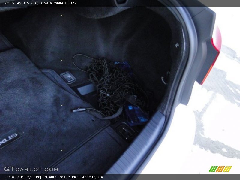 Crystal White / Black 2006 Lexus IS 350