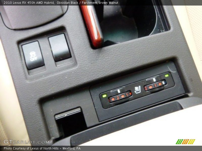 Obsidian Black / Parchment/Brown Walnut 2010 Lexus RX 450h AWD Hybrid