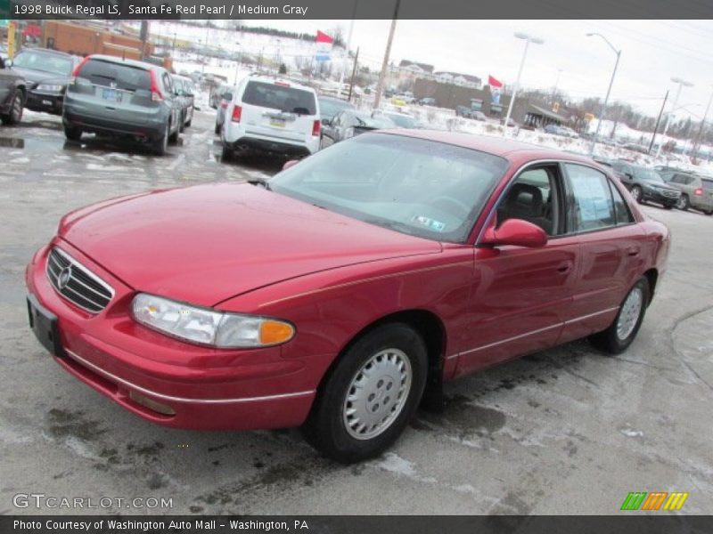 Santa Fe Red Pearl / Medium Gray 1998 Buick Regal LS