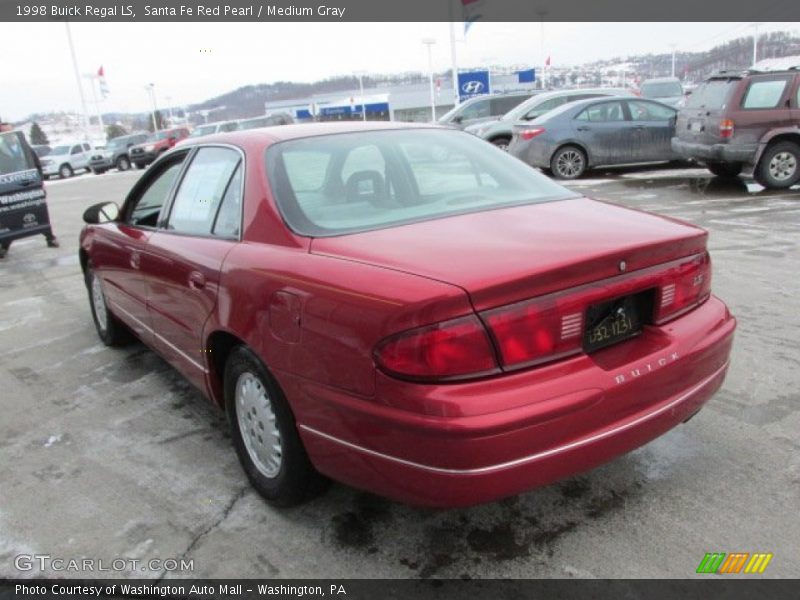 Santa Fe Red Pearl / Medium Gray 1998 Buick Regal LS