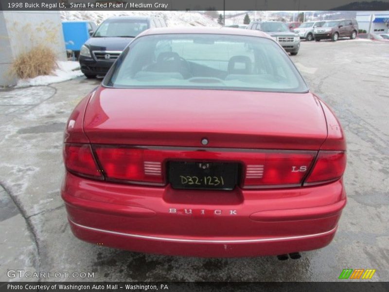 Santa Fe Red Pearl / Medium Gray 1998 Buick Regal LS