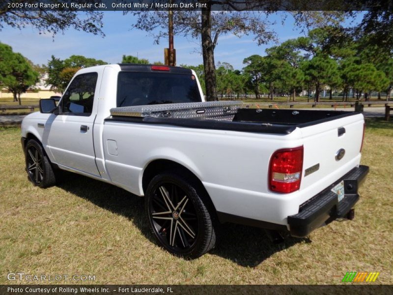 Oxford White / Medium Dark Flint 2009 Ford Ranger XL Regular Cab
