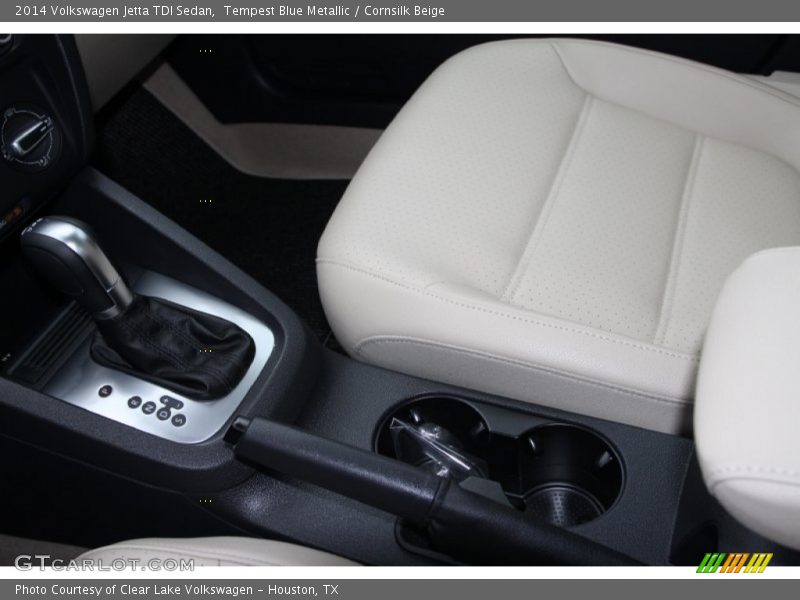 Tempest Blue Metallic / Cornsilk Beige 2014 Volkswagen Jetta TDI Sedan