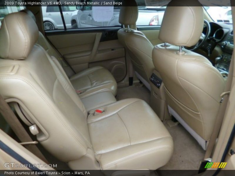 Sandy Beach Metallic / Sand Beige 2009 Toyota Highlander V6 4WD