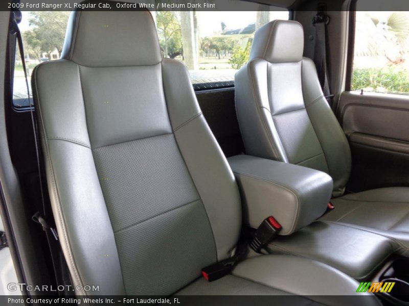 Oxford White / Medium Dark Flint 2009 Ford Ranger XL Regular Cab