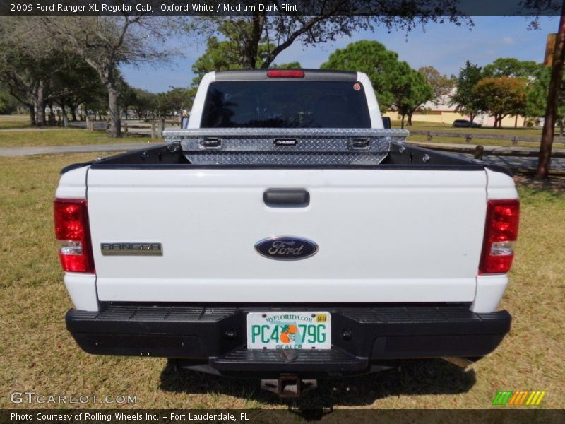 Oxford White / Medium Dark Flint 2009 Ford Ranger XL Regular Cab
