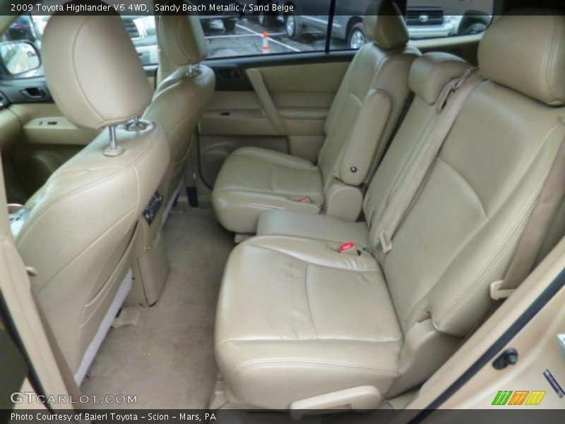 Sandy Beach Metallic / Sand Beige 2009 Toyota Highlander V6 4WD