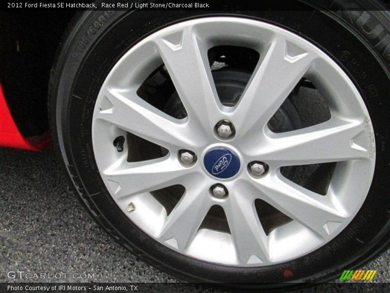 Race Red / Light Stone/Charcoal Black 2012 Ford Fiesta SE Hatchback