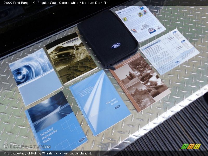 Oxford White / Medium Dark Flint 2009 Ford Ranger XL Regular Cab