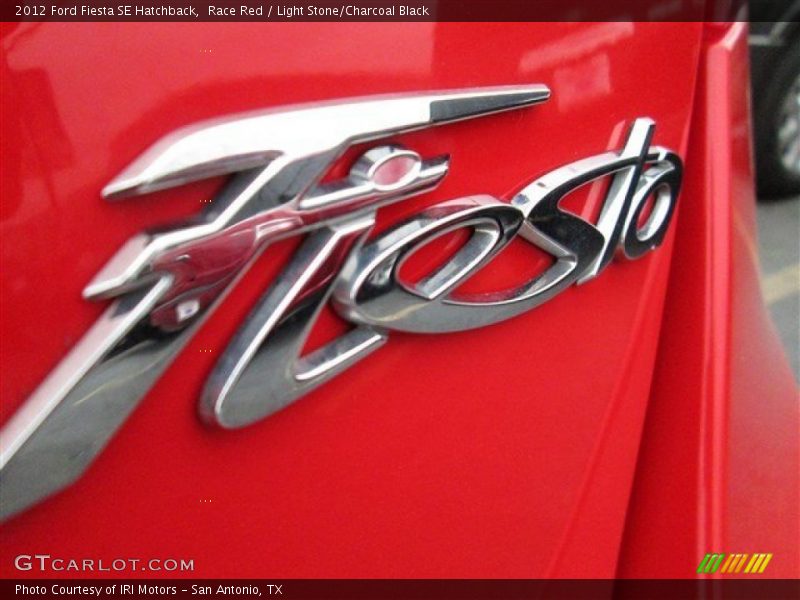 Race Red / Light Stone/Charcoal Black 2012 Ford Fiesta SE Hatchback