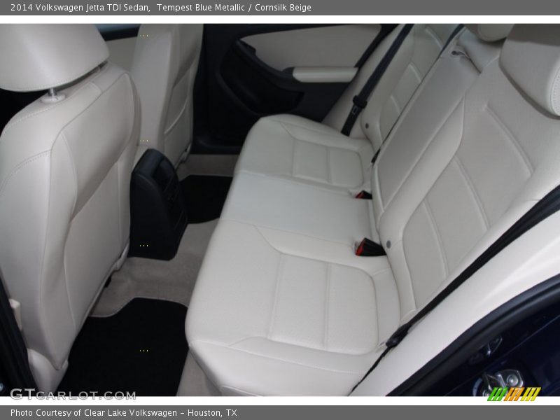 Tempest Blue Metallic / Cornsilk Beige 2014 Volkswagen Jetta TDI Sedan