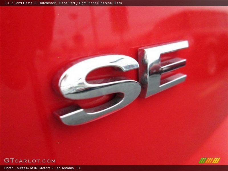 Race Red / Light Stone/Charcoal Black 2012 Ford Fiesta SE Hatchback