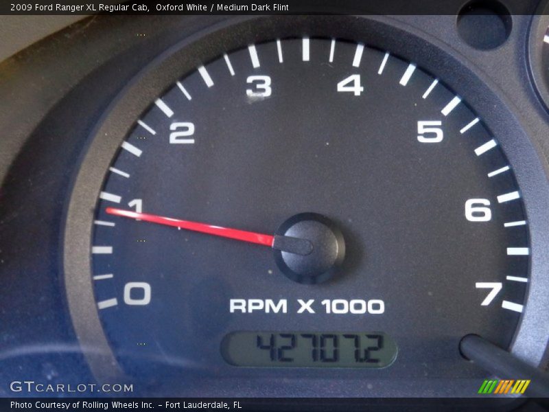 Oxford White / Medium Dark Flint 2009 Ford Ranger XL Regular Cab