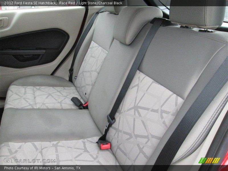 Race Red / Light Stone/Charcoal Black 2012 Ford Fiesta SE Hatchback