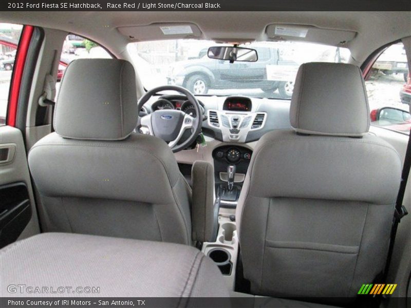 Race Red / Light Stone/Charcoal Black 2012 Ford Fiesta SE Hatchback