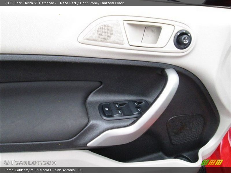 Race Red / Light Stone/Charcoal Black 2012 Ford Fiesta SE Hatchback