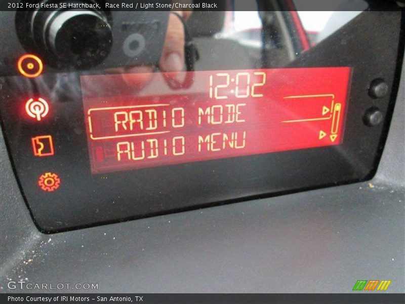 Race Red / Light Stone/Charcoal Black 2012 Ford Fiesta SE Hatchback