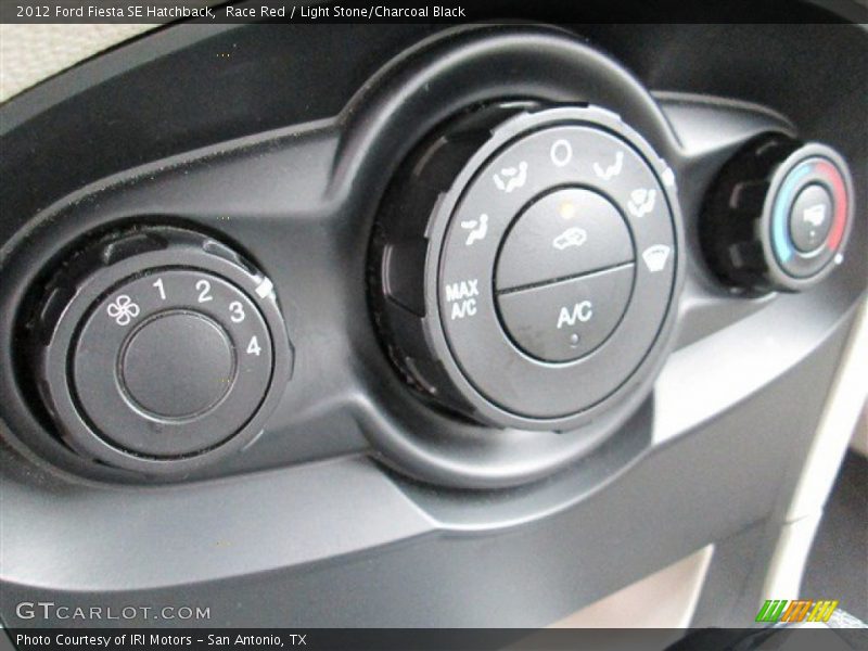 Race Red / Light Stone/Charcoal Black 2012 Ford Fiesta SE Hatchback