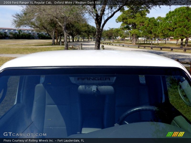 Oxford White / Medium Dark Flint 2009 Ford Ranger XL Regular Cab