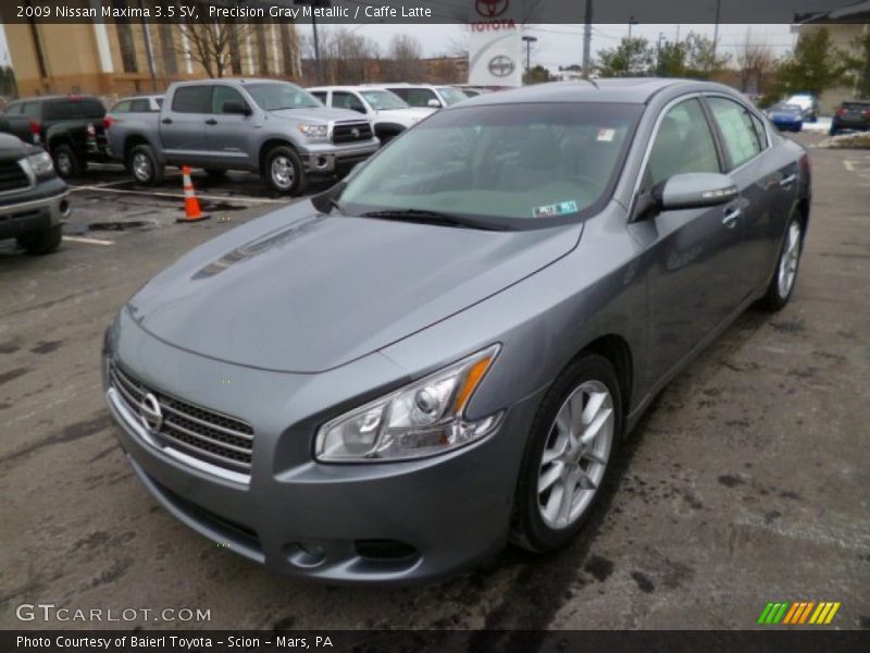 Precision Gray Metallic / Caffe Latte 2009 Nissan Maxima 3.5 SV