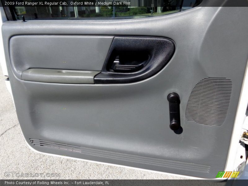 Oxford White / Medium Dark Flint 2009 Ford Ranger XL Regular Cab