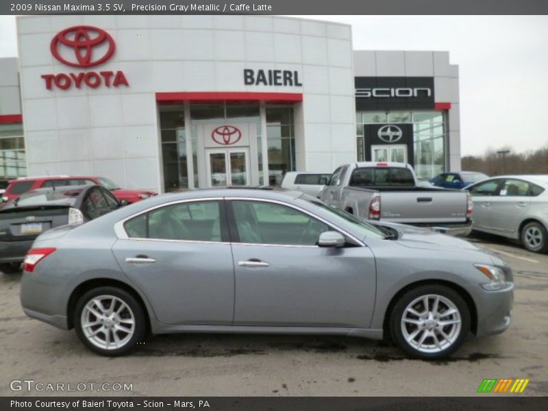 Precision Gray Metallic / Caffe Latte 2009 Nissan Maxima 3.5 SV