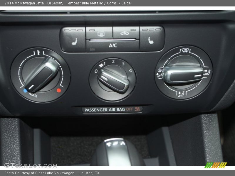 Tempest Blue Metallic / Cornsilk Beige 2014 Volkswagen Jetta TDI Sedan